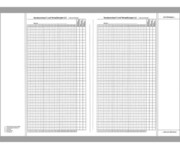 Klassenbuch komplett fester Plastikbuchdeckel 6