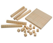 Betzold Riesen Zehnersystemsatz aus Holz 1
