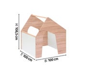 EduCasa Spielhaus mit Stangen 7