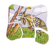 beleduc Lagenpuzzle Schmetterling 6