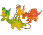 Schlüsselanhänger Dino 4 Stück im Set Überraschungsmotive 1