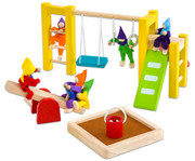 PLANTOYS Puppenhausmöbel Spielplatz 2