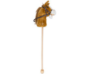 Steckenpferd mit Plüschkopf 1