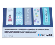 Betzold magnetische Design Lesezeichen 5er Set 2