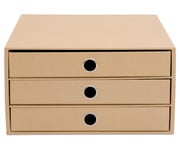 S O H O – 3er Schubladenbox Kraft 3