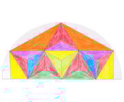 Ausmalblock zum GeoLand Muster Set Spiegelungen 3