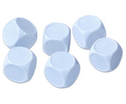Betzold Blanko Würfel Set weiß 6 Stück 1