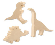 Schnitz Rohlinge Dinosaurier 3er Set 1