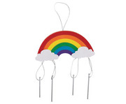 Bastelset Windspiel Regenbogen 12 Stück 2