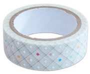 Washi Tape 4 Rollen Hotfoil silber 5