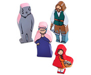 Rotkäppchen Erzählfiguren aus Holz 1
