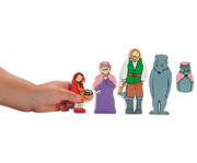 Rotkäppchen Erzählfiguren aus Holz 2