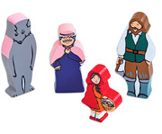 Rotkäppchen Erzählfiguren aus Holz 4