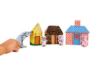 Die drei kleinen Schweinchen Erzählfiguren aus Holz 1