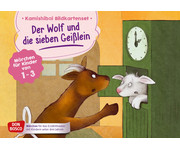 Der Wolf und die sieben Geißlein Kamishibai Bildkartenset für U3 1