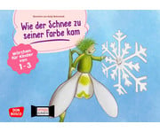 Kamishibai Bildkarten für U3 Wie der Schnee zu seiner Farbe kam 1