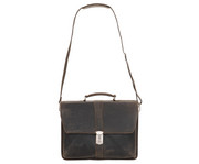 Lehrertasche Westcoast braun abschließbar 4