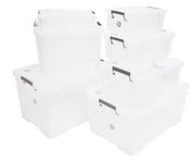AllStore Aufbewahrungsbox mit Deckel 5 5 bis 85 l stapelbar 2