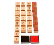 Buchstaben stempeln 1