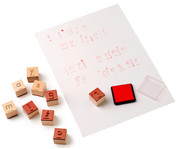 Buchstaben stempeln 2