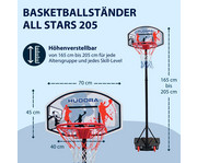HUDORA Basketballständer 205 2