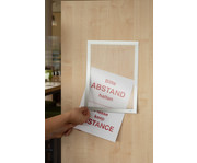 Duraframe Selbstklebender Info Rahmen 2er Set A4 oder A3 7