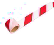 tesa® Signal Absperrband Flatterband rot/weiß nicht klebend 1