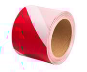 tesa® Signal Absperrband Flatterband rot/weiß nicht klebend 2