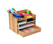 Betzold Schreibtisch Organizer klein aus MDF dunkelbraun 3