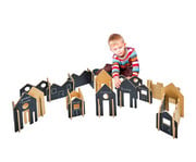 Kreidetafel Bausatz Happy Architect 28 teilig 4