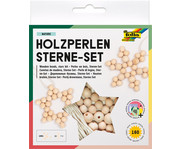 Holzperlen Sterne Set 1