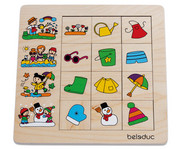 beleduc Sortierpuzzle Jahreszeiten 1