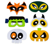 Halloween Masken 6er Set 1