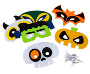 Halloween Masken 6er Set 5