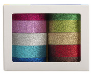 Glitzer Tape 10er Set bunt 7