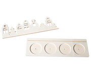 Adventsteelichthalter Häuserfront 1