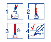 edding 12 retract Whiteboardmarker 4er Set 5