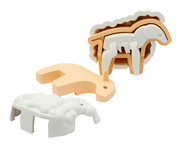 Europäische Tiere magnetisch 4er Set 6