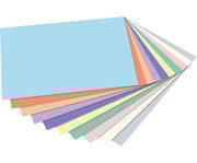 Fotokarton Pastell 300 g/m² 50 x 70 cm 100 Bogen 10 Farben 2
