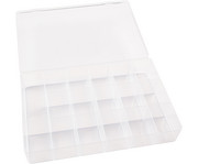 Sortierbox transparent mit 17 Fächern 2