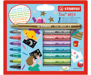 STABILO® Filzstifte Trio DECO Kartonetui 8 Farben 1