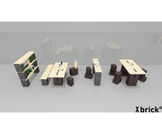 Xbrick® X table mini kleine Tischplatte 6