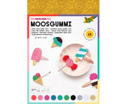 folia Glitzer Moosgummi Basic 10 Bogen 1