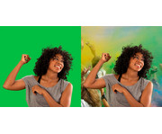 Greenscreen Leinwand Key 200 x 190 cm 6