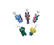 Textilfiguren mit Schlüsselanhänger 15 Stück 4