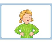 Denk und Legespiel Lachen und weinen essen und trinken 2