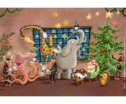 Kamishibai Bildkarten Das große Weihnachtsfest im Zoo 4