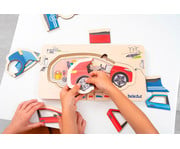beleduc Lagenpuzzle Auto 3