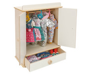 Puppenschrank weiß 2