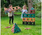 POLYDRON Giant Konstruktions Set natur 80 teilig 2